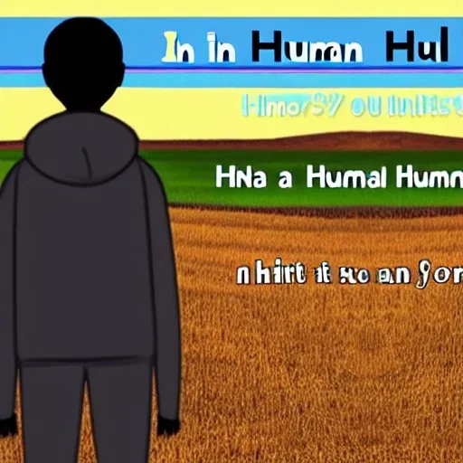 human in a human