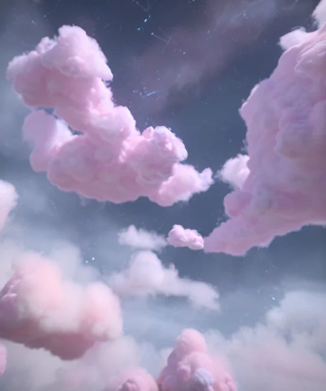 Ultra realistic clouds sky scene, wide angle, sweet childs. color smoke fog, free jumping flying, trinkets, monster hair, hair monster, jelly beans, balls, smile, happy, circus style, inflatable color clothing, extreme, wind, clouds sea, 20,000 feet altitude, stratosphere, soft color, highly detailed, unreal engine 5, ray tracing, RTX, lumen lighting, ultra detail, volumetric lighting, 3d, finely drawn, high definition, high resolution.