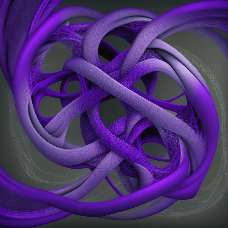 intertwining purple