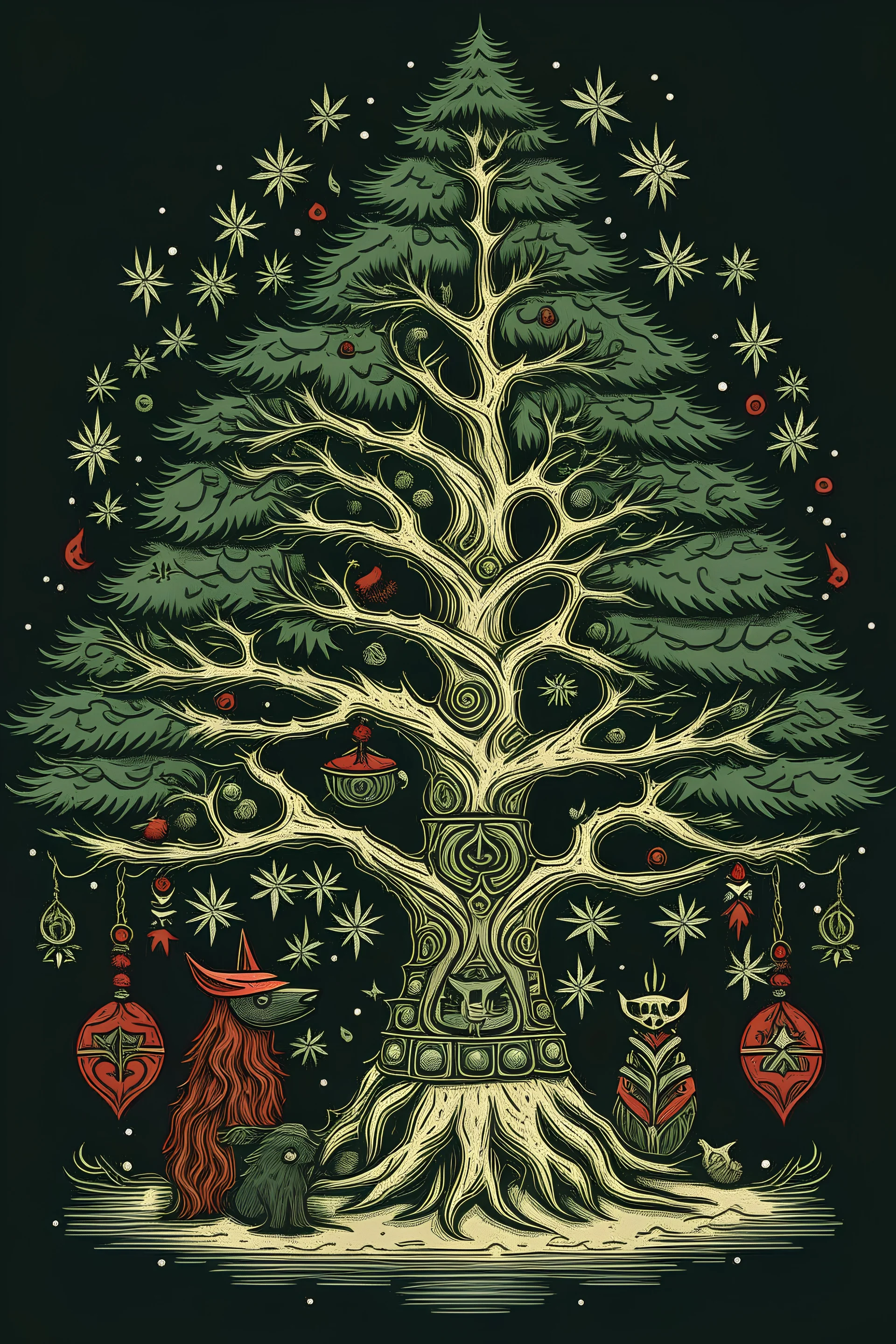 Norse Christmas tree