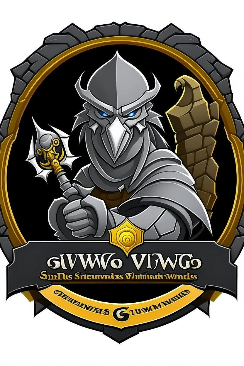 Logo for a discord server for the Stoneworks PvP Guild