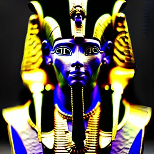 egyptian pharaoh , gold tone , fast , 4k