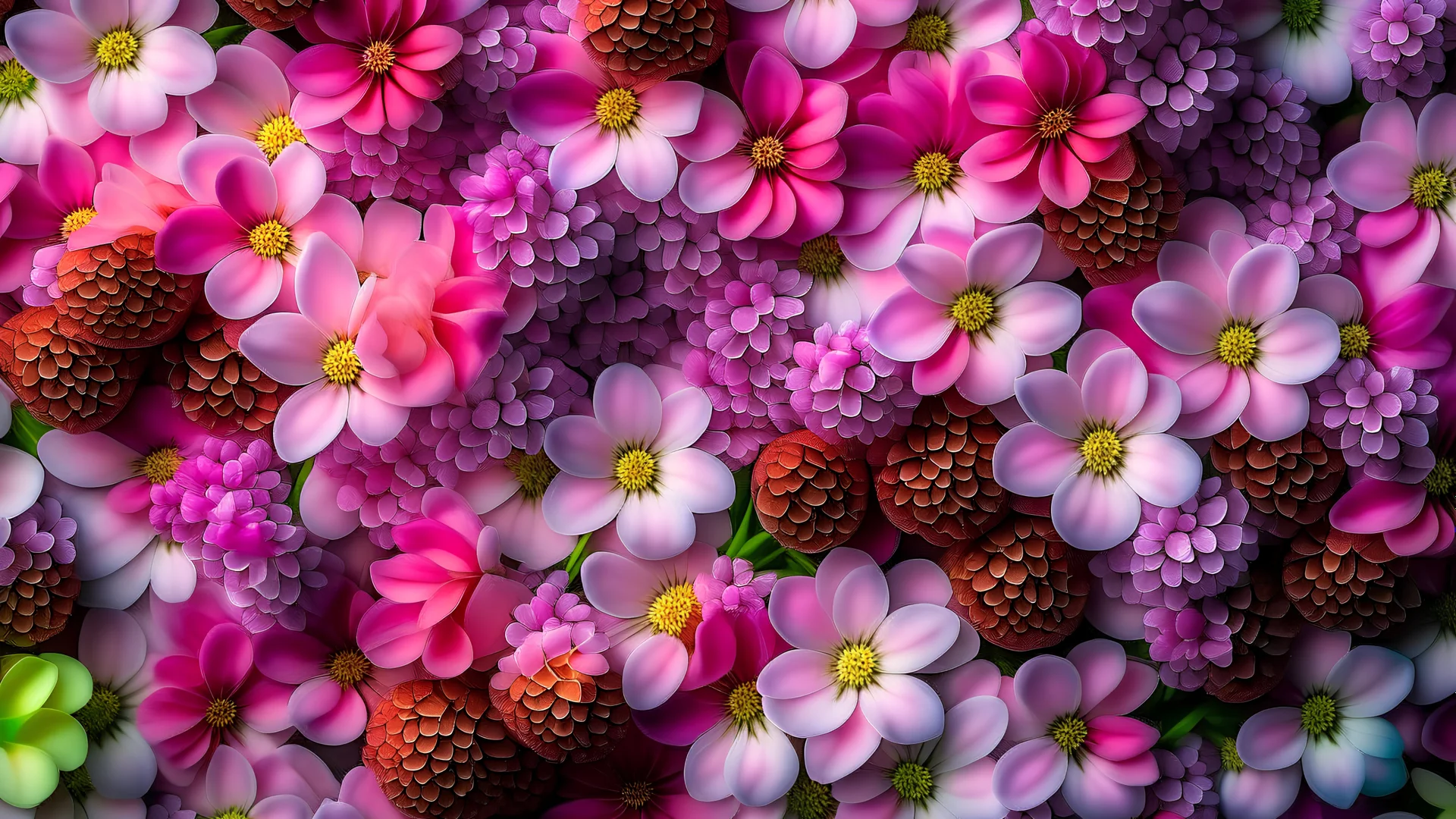Colorful Lilac flowers