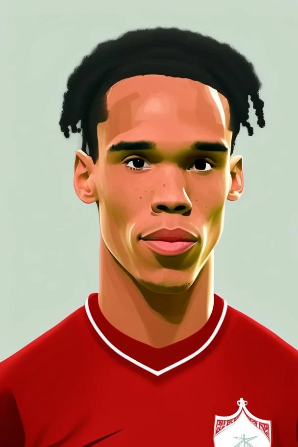 Trent Alexander-Arnold English soccer player player 2d cartoon