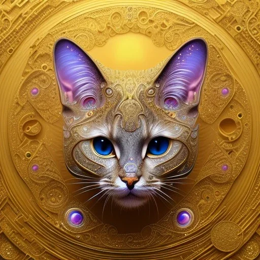 3d cute cats, beautiful rich, detailed yin and yang symbol, shiny, intricate, gorgeous, ultrafine detail, hyperrealism, trending , sharp focus, intricate details, highly detailed, glowing, glitter, complementary colours