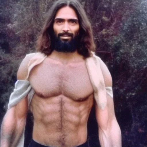 fusion between jesus and rambo