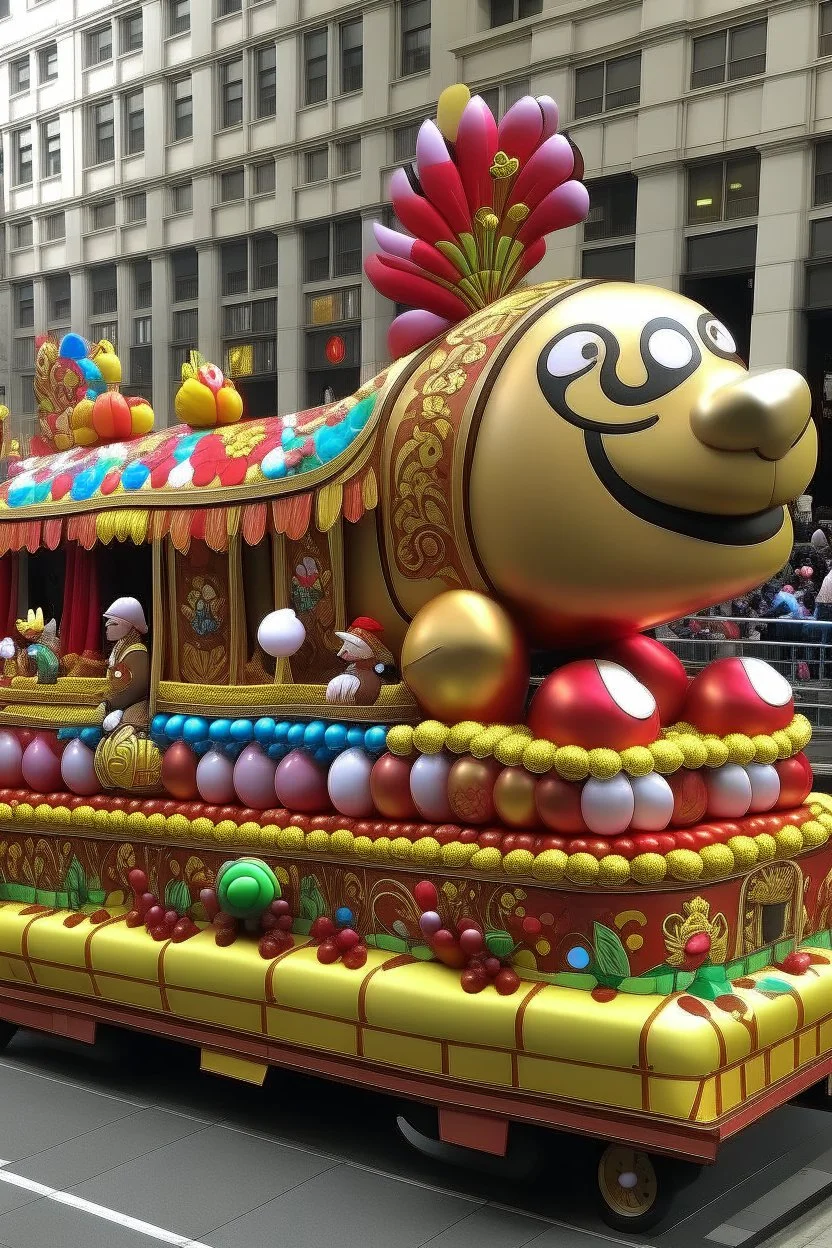 Macys day float of