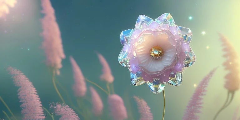 crystal subtle flower in a galactic ambiance beautiful fairy, transparent, delicate colors, in the foreground, full of details, smooth，soft light atmosphere, light effect，vaporwave colorful, concept art, smooth, extremely sharp detail, finely tuned detail, ultra high definition, 8 k, unreal engine 5, ultra sharp focus