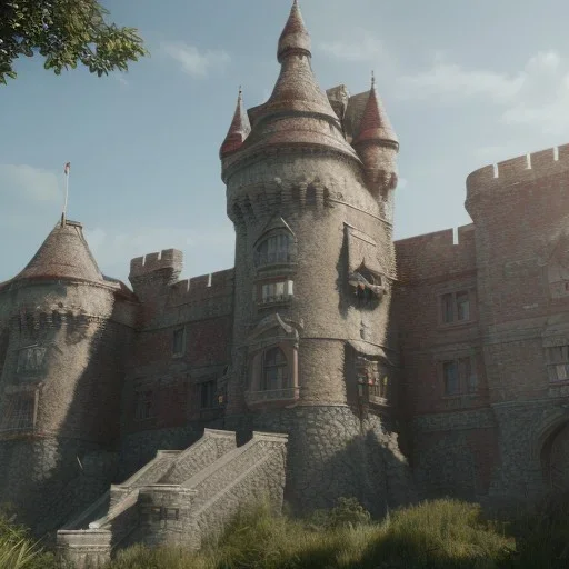 Castle, octane render, intricate details, ultra realistic style, 8k resolution