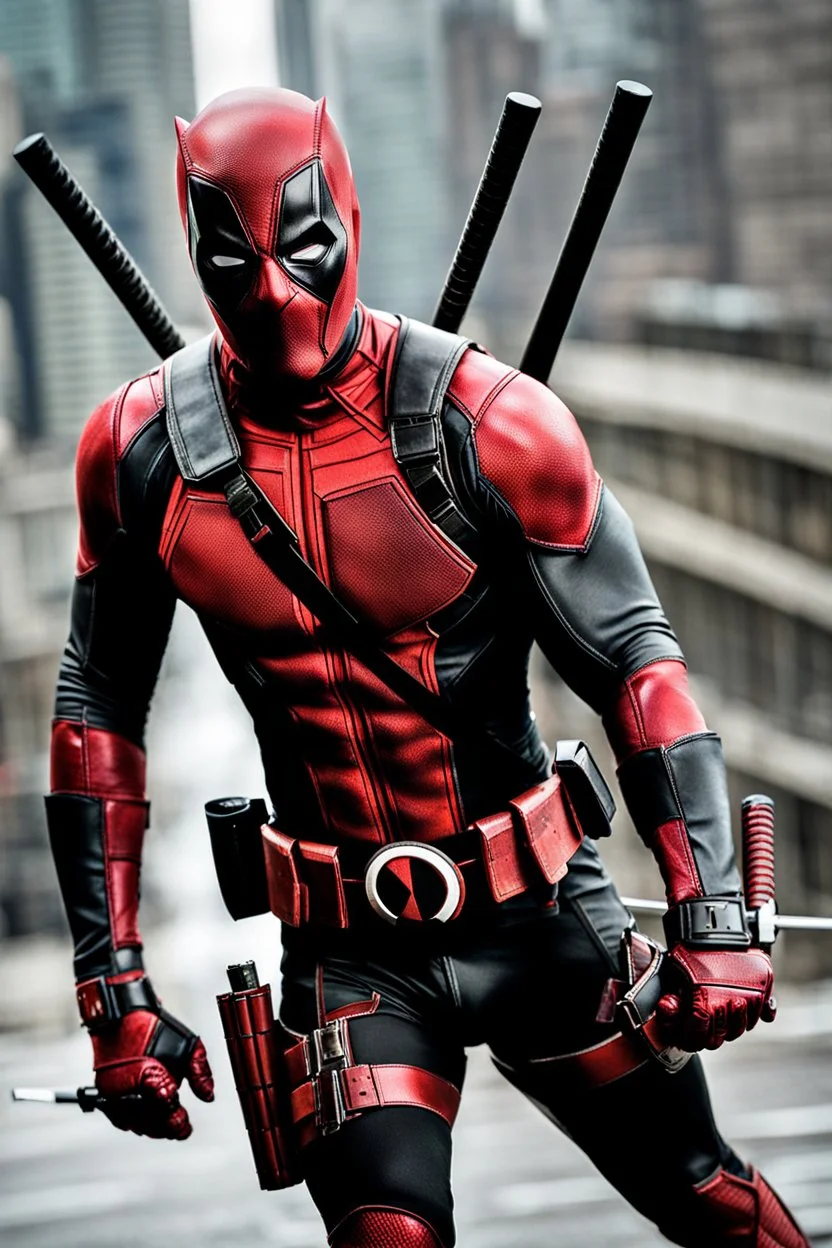 Daredevil / Deadpool hybrid. Photograph.