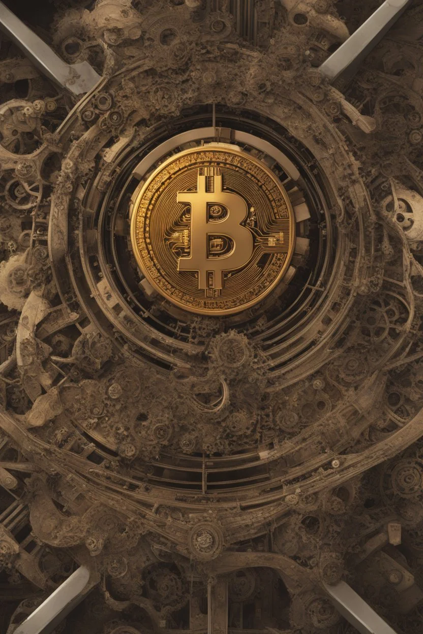 digital masterpiece depicting Bitcoin as the central piece in an intricate clockwork mechanism? The gears and cogs represent different cryptocurrencies, with Bitcoin at the heart, driving the entire system. The 8K resolution would capture the fine details of this unique portrayal, showcasing Bitcoin's integral role in the intricate machinery of the crypto world.