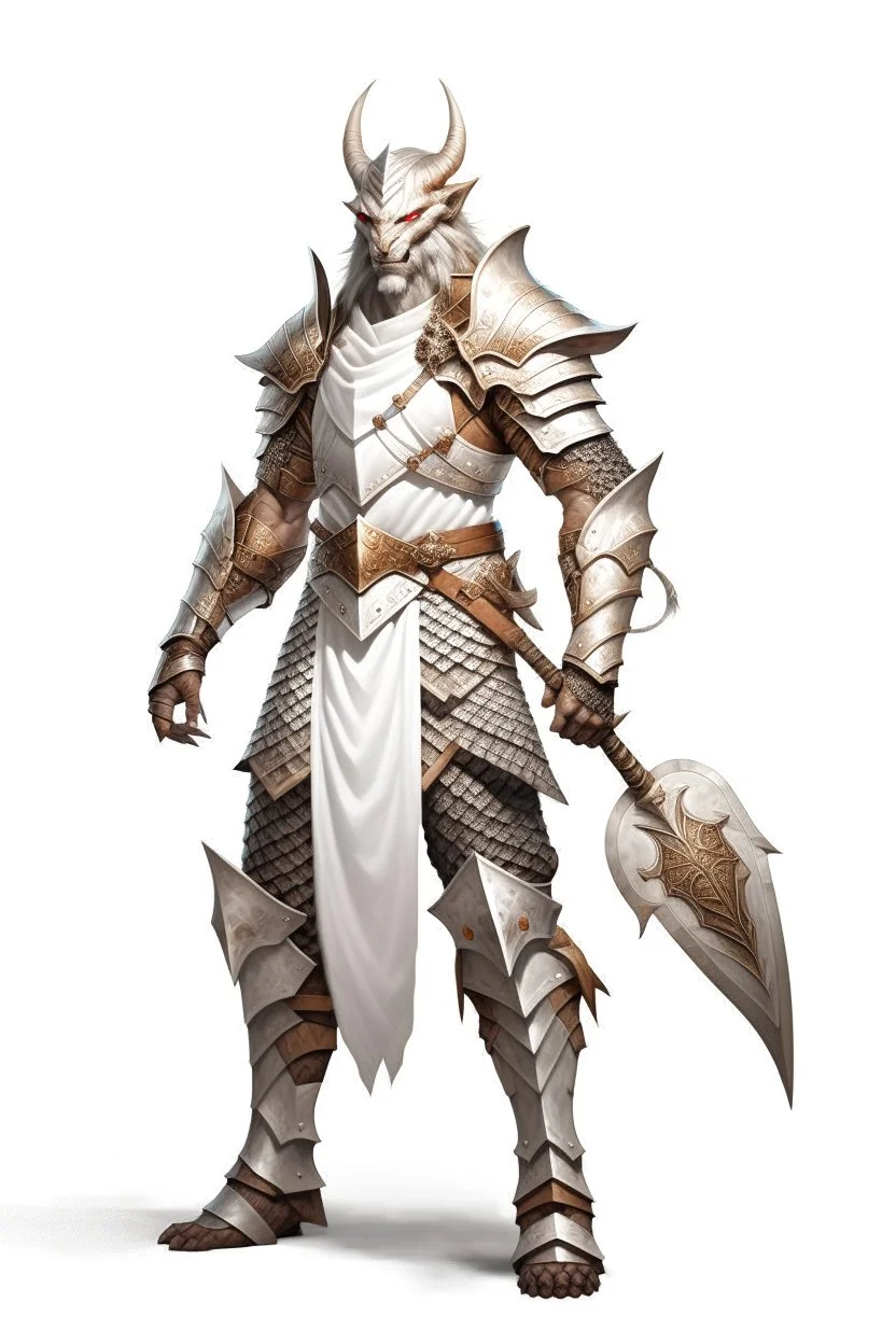 Full Body, Male Dragonborn, monk, Armour as Holy Knight, boxer pose, White outfit colour theme