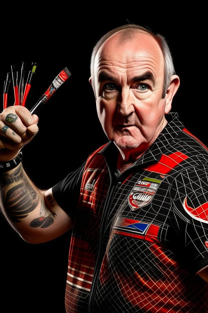 Phil Taylor sportsman play darts