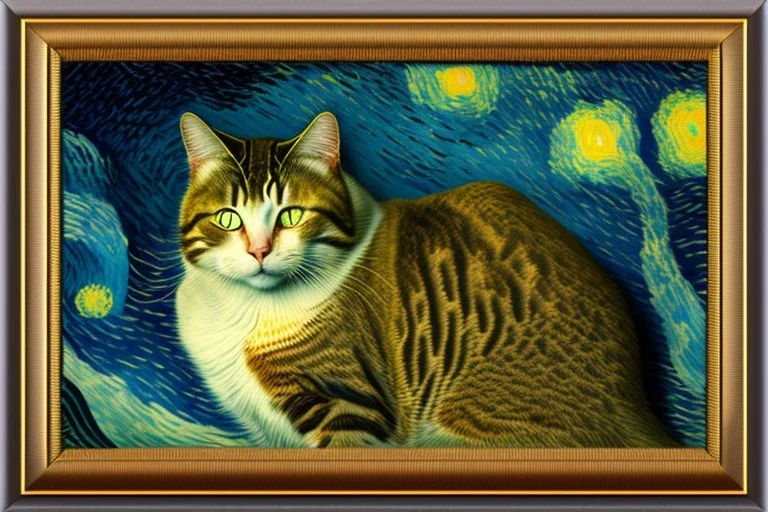 Porträt einer Katze von Van Gogh