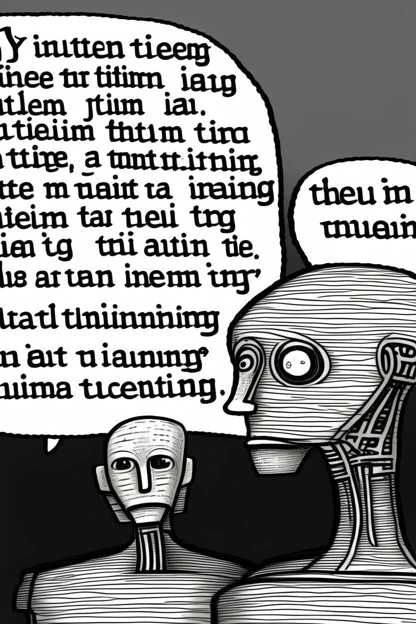 when reading their jargon ‘one often has a curious feeling that one is not watching a live human being but some kind of dummy’