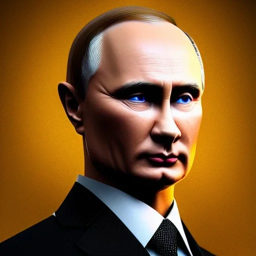 Putin, Character Portrait, magnificent, majestic, highly intricate gigantic, Realistic photography, incredibly detailed, ultra high resolution, 8k, complex 3d render, cinema 4d