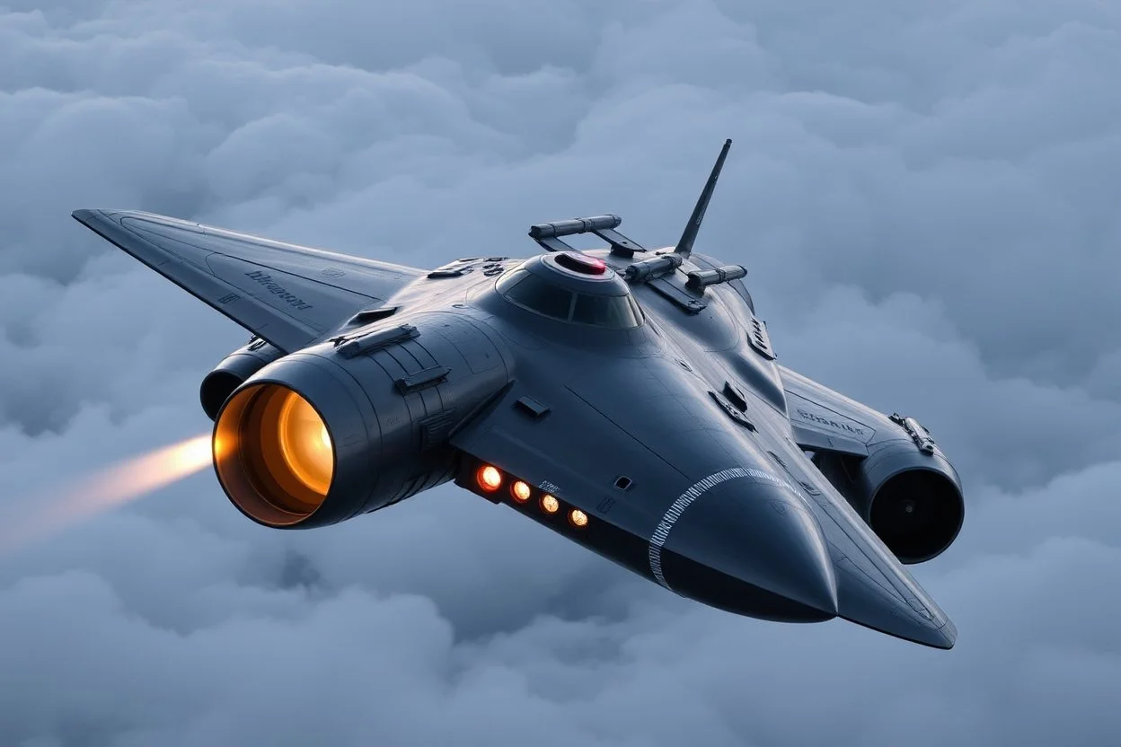 A JET FIGHTER DIRIGIBLE