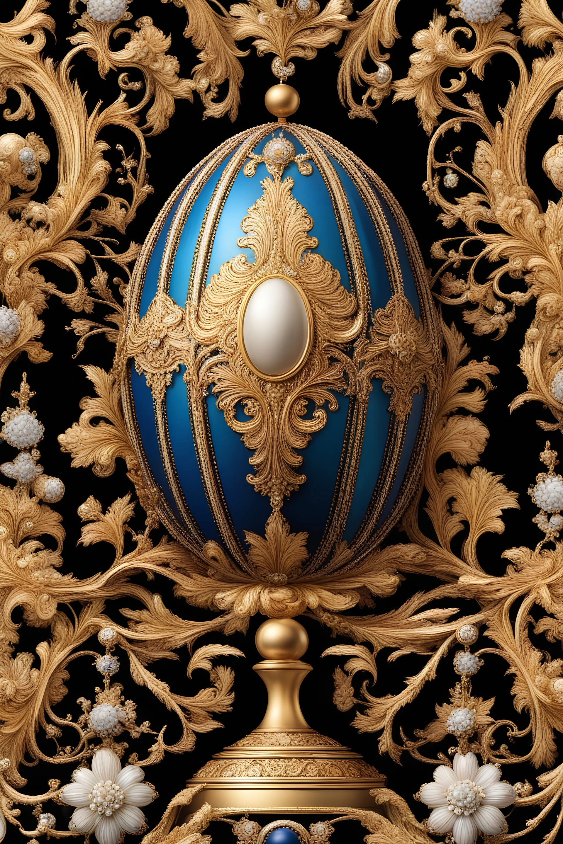 faberge egg richly ornamented