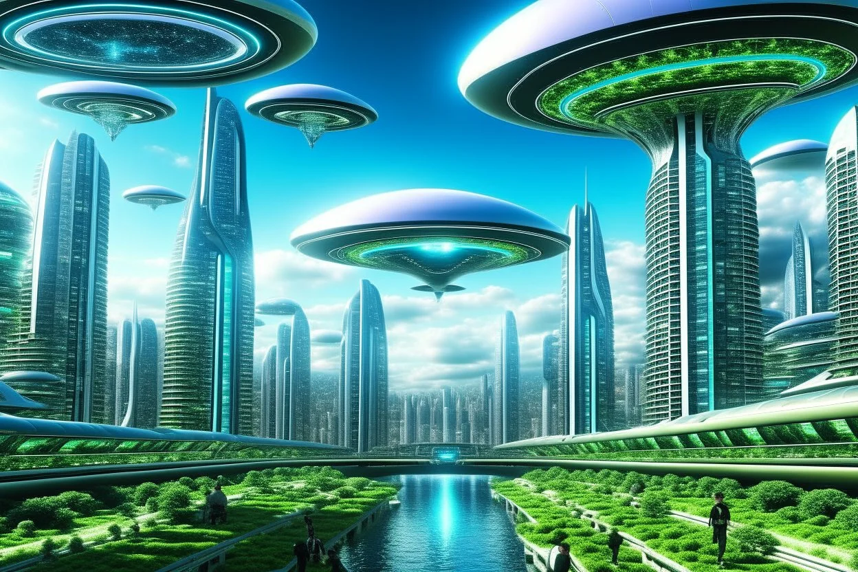 Technology of the future Show the world how it will be in the future