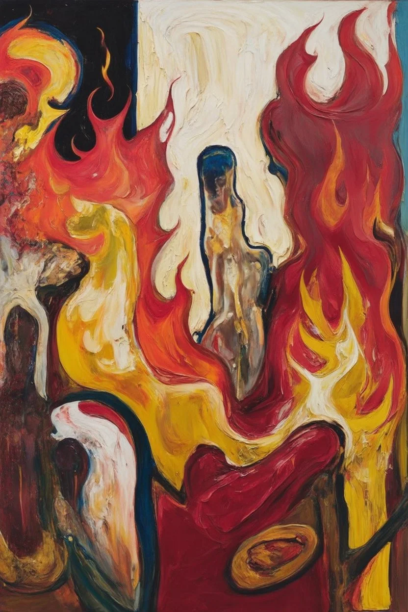 love isn't self-immolating; Art Informel