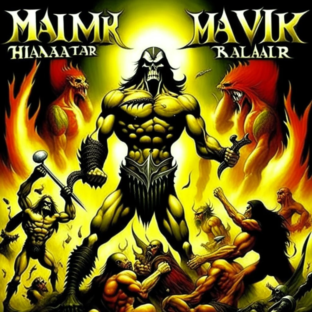 a strong men with sword ((manowar album))