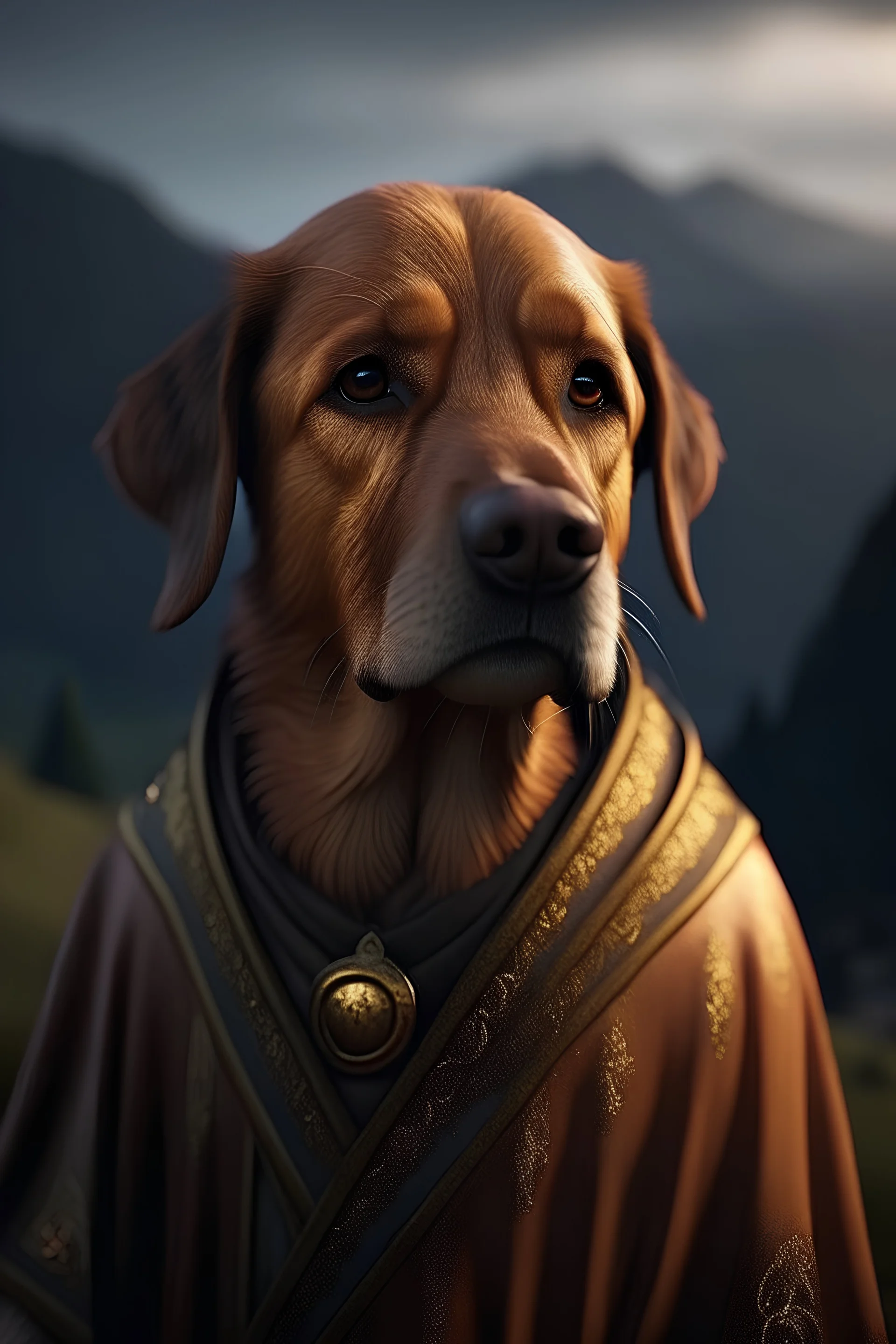en hund der græder