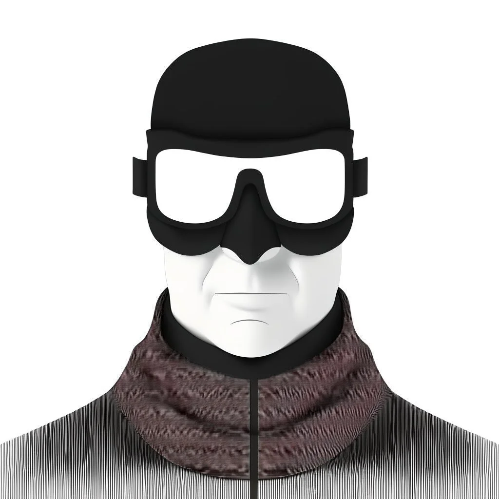 Avatar of a man wearing a black half ski mask and aviator glasses