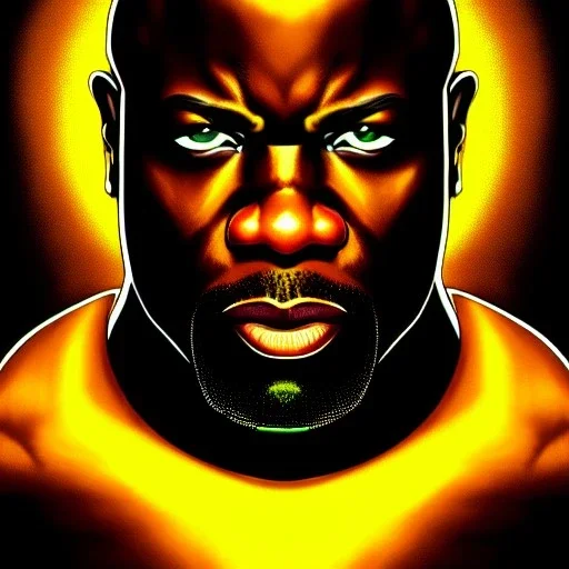 ultra detailed portrait of Luke Cage , extremely detailed digital painting, extremely detailed face,crystal clear eyes, in the style of robert e howard and pablo oliveira and Ken Kelley and Keith Parkinson ,mystical colors,perfectly centered image, perfect composition, rim light, beautiful lighting,8k, stunning scene, raytracing