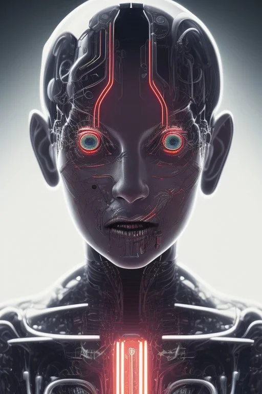 cyberpunk, head, scream women, portrai, open mouth, face cry, perfect skin, tron, cyborg, robot, cyborg, seven , perfekt, real, dream, hr giger