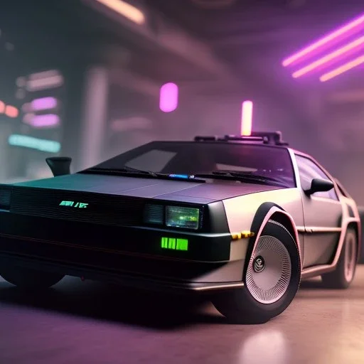 cyberpunk army DeLorean,cyberpunk 2077,center composition, ultra realistic,shiny, smooth, studio quality, octane render, Surrealism, Triadic colour scheme,glow-stick, ambient lighting,nightclub lighting, polaroid, 100mm, --ar 1:1 --v4 black and red two-tone colored horror