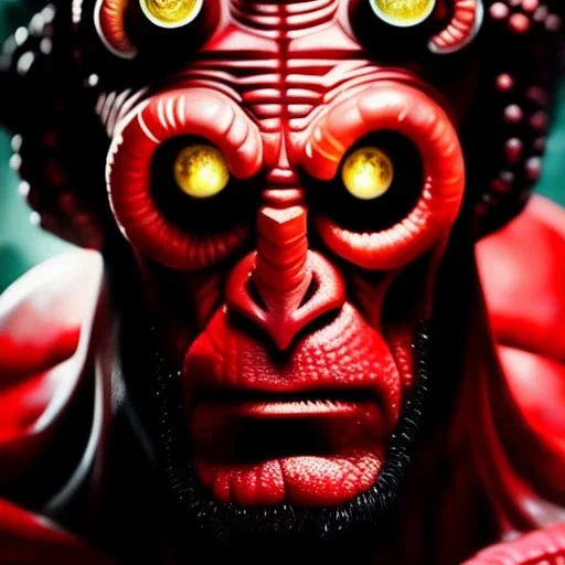 Ultra detailed fullbody Portrait in oil on canvas of Hellboy fusions Spawn,intense stare,extremely detailed digital painting, extremely detailed face,crystal clear Big eyes, mystical colors ,perfectly centered image, perfect composition, rim light, beautiful lighting,masterpiece,8k, stunning scene, raytracing, anatomically correct, in the style of robert e howard and Ken Kelley and Ohrai Noriyoshi and Simon Bisley and tomzj1