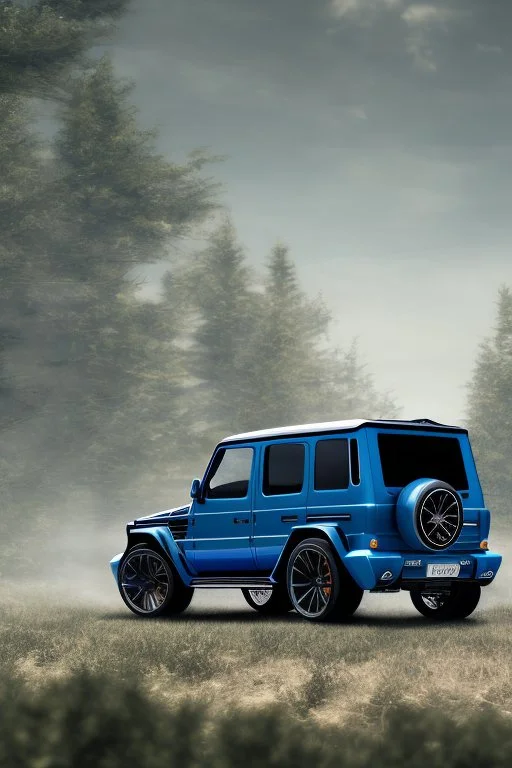 G-Class Hyper Sport, Rear View, 4K, Ultra Realistic
