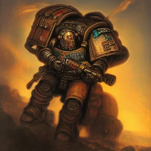 Rembrandt space marine