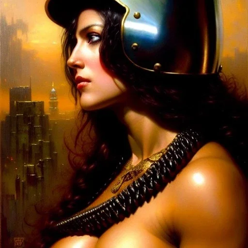 portrait ' Sexy Extra busty She-Hulk naked ',ancient metal armor and Helmet ,painting by gaston bussiere, greg rutkowski, yoji shinkawa, yoshitaka amano, tsutomu nihei, donato giancola, tim hildebrandt, oil on canvas, cinematic composition, extreme detail,fit full head inside picture,16k