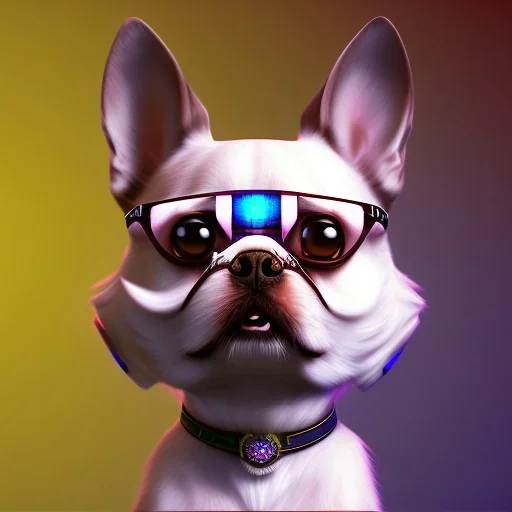 Dog, Wearing make up avatar pandora