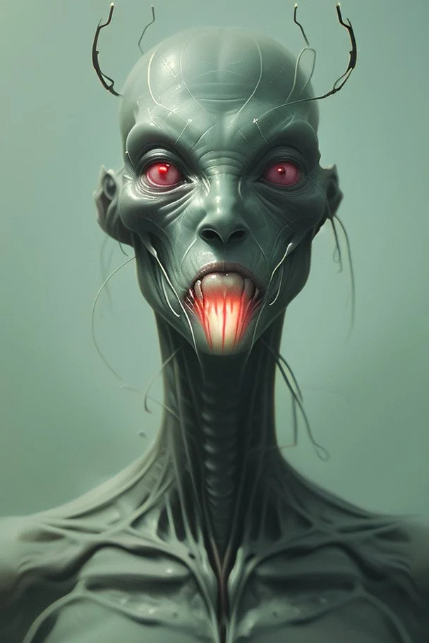 Skin disease alien, by ismail inceoglu dragan bibin hans thoma greg rutkowski Alexandros Pyromallis Nekro Rene Margitte illustrated Perfect face, fine details, realistic shaded,