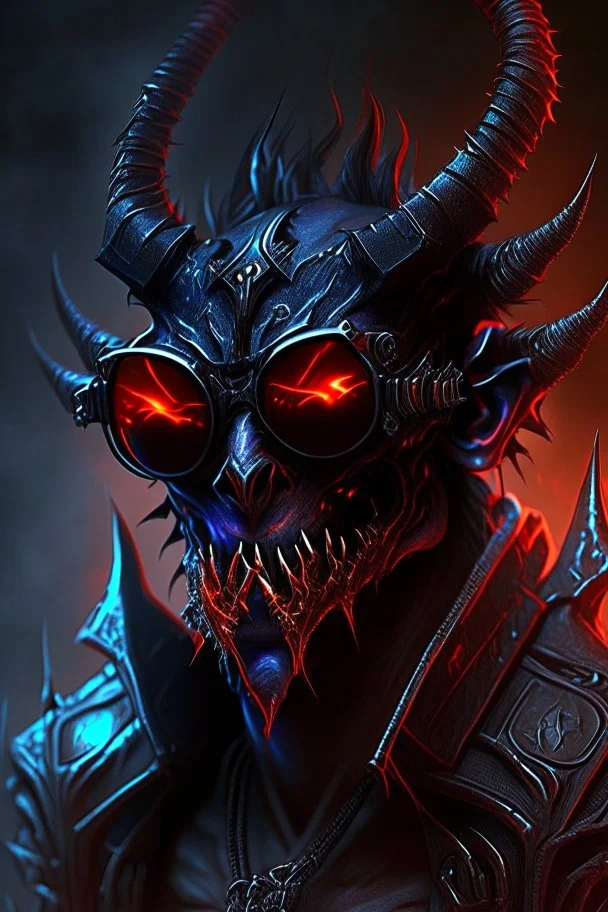 dark demon monster humanoid artificer sunglasses