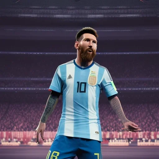 argentina world cup champion,lionel messi highly detailed, wings, soft studio lighting, background 64k