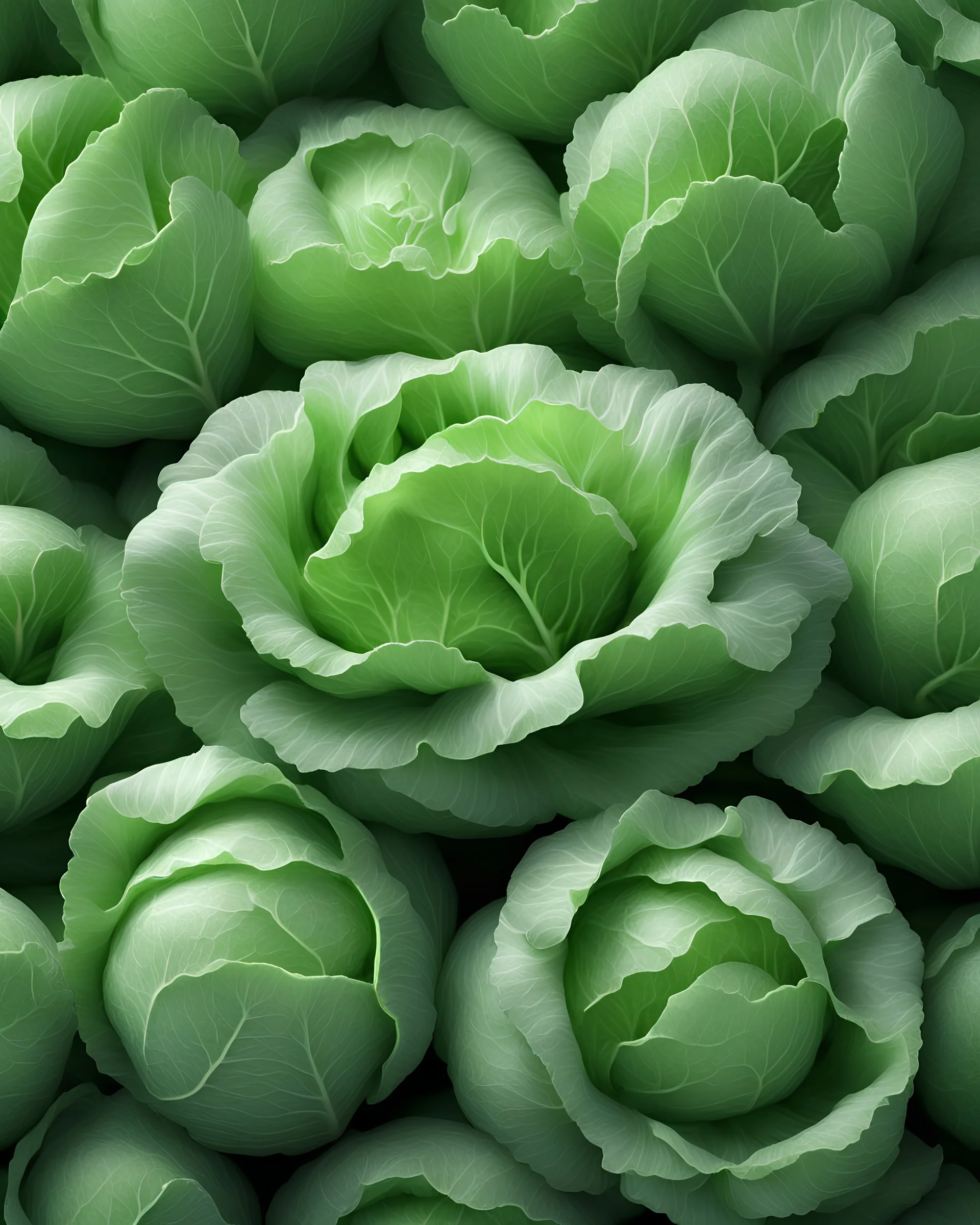 fresh round green cabbage. Photography. Realistic photo. HD. Glowing. 3d style