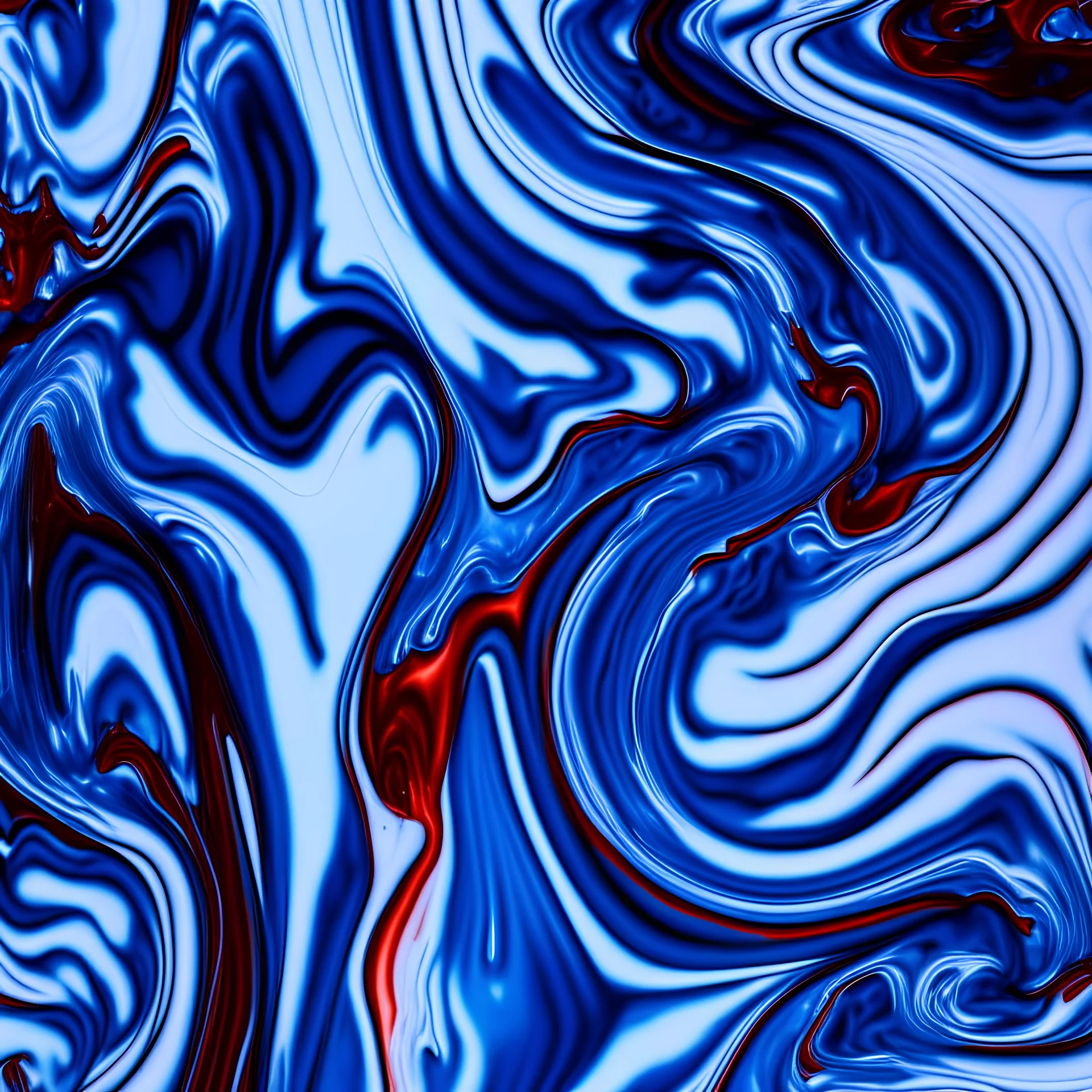 blue liquid