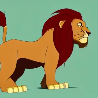 Lion King Animation OC male lion