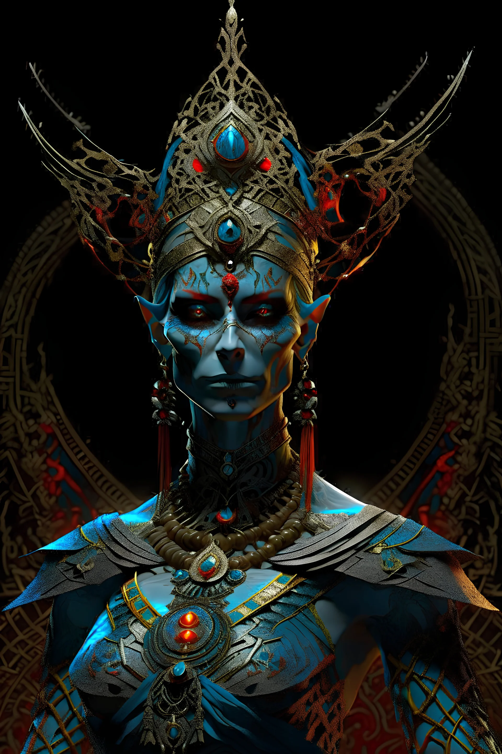 Empress of Mankind man, digital art, 8K.