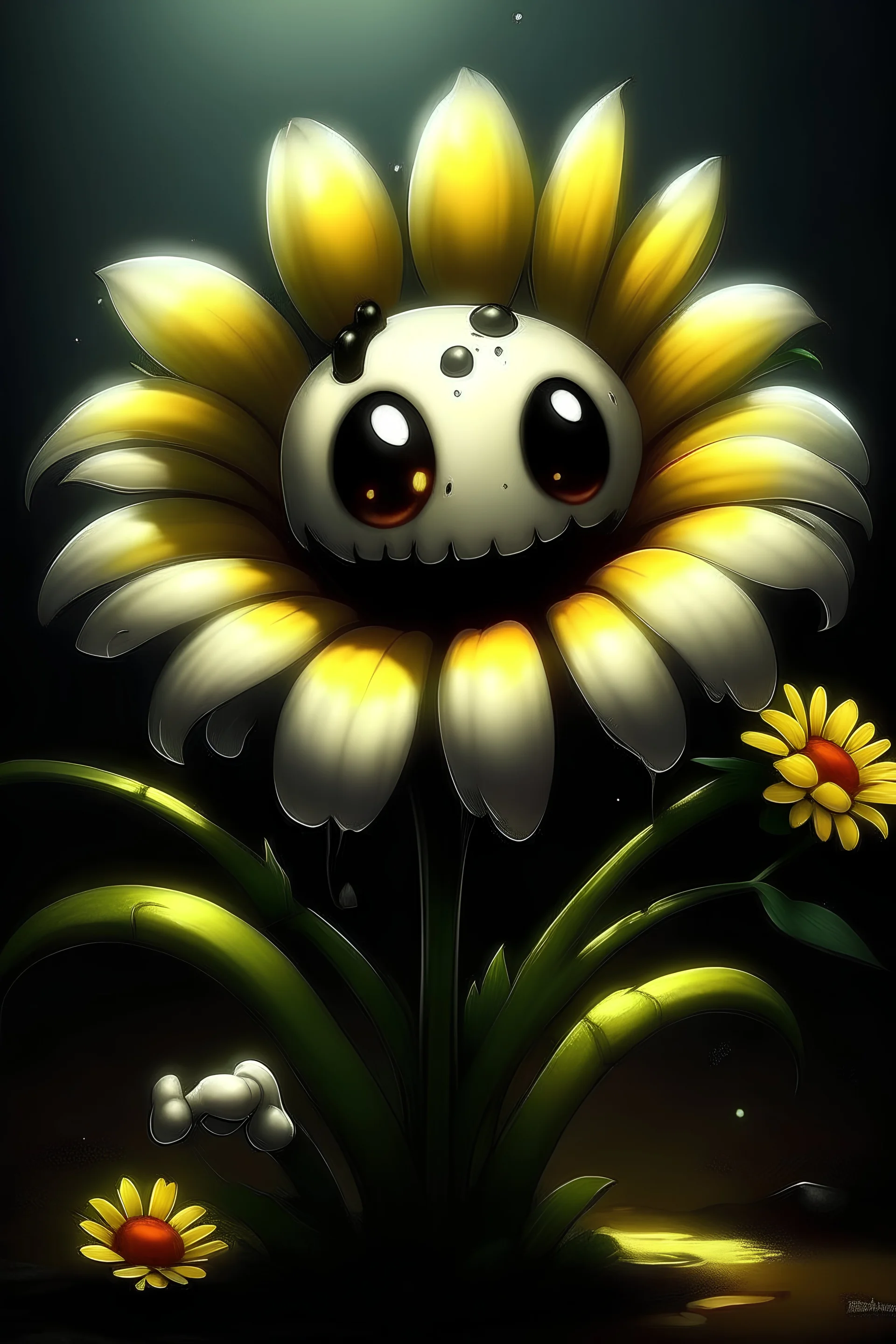 Realistic flowey the flower