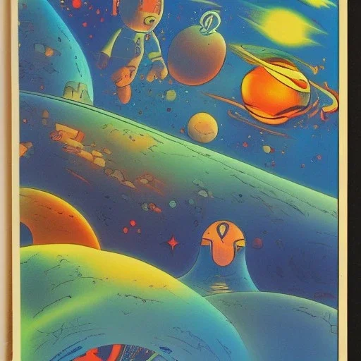 cosmic landscape by Carl Barks