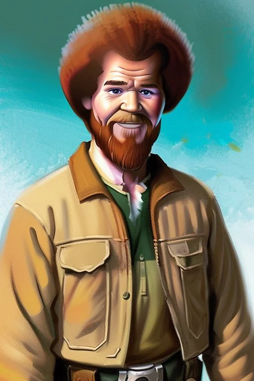 Bob Ross committing war crimes