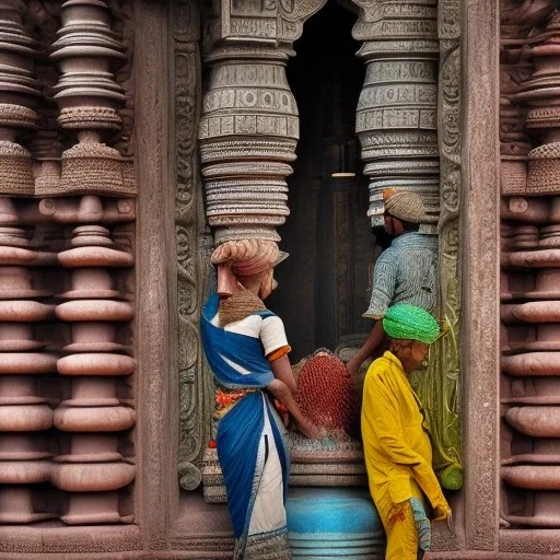 unique street photography work done in India, hyper details