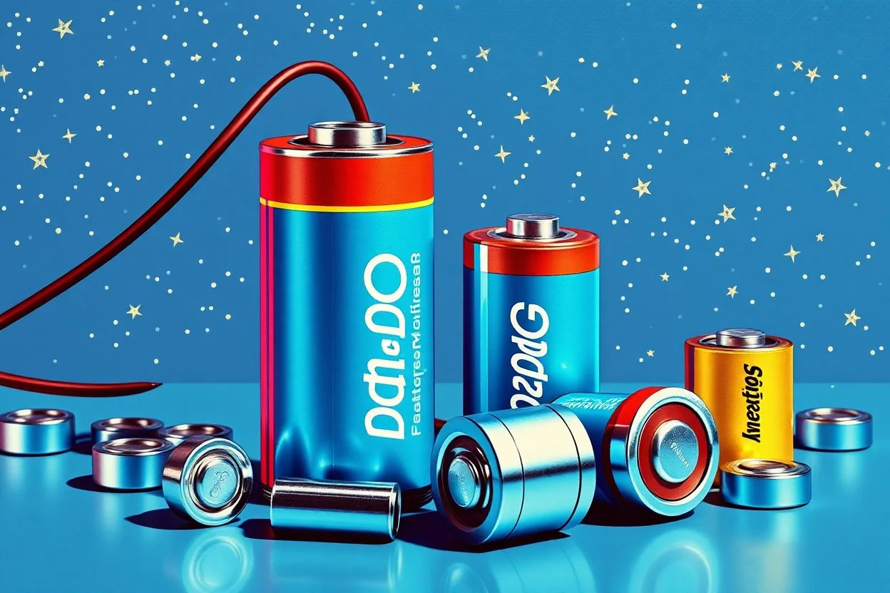 pop art pixels 1000 images batteries electric