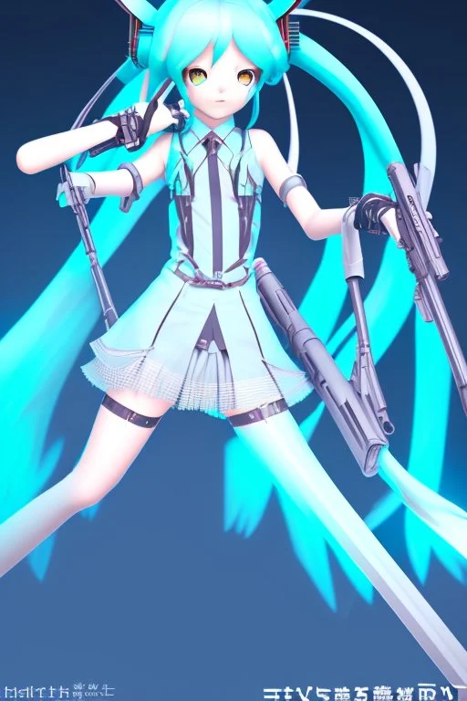 hatsune miku but it is kantai collection big weapon