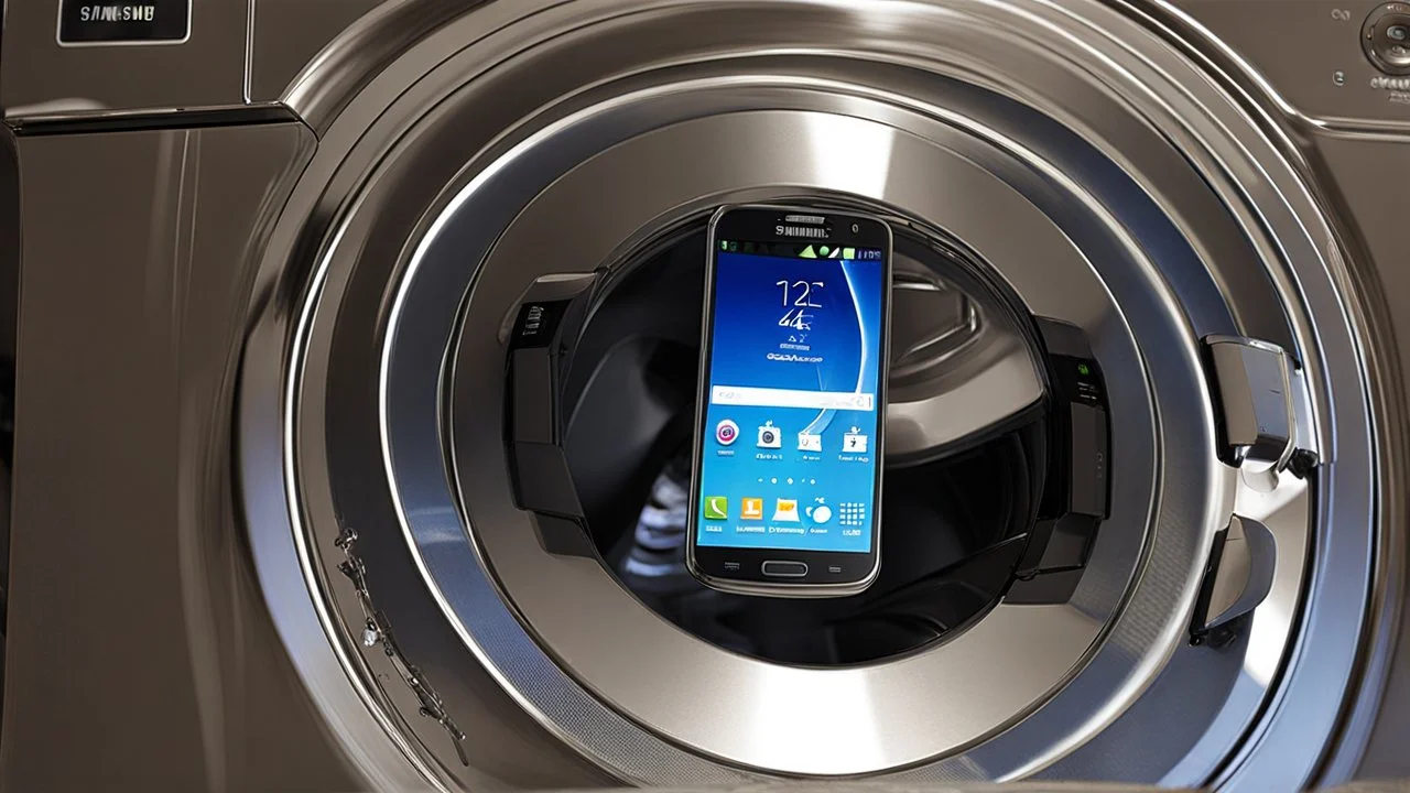 samsung cellphone in washing machine