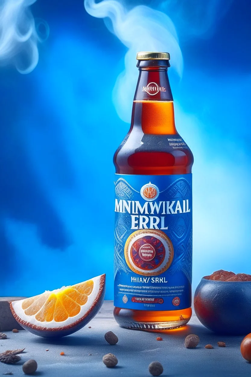 brand campaign for a new drink with orange and chili flavour viking thor style high resolution